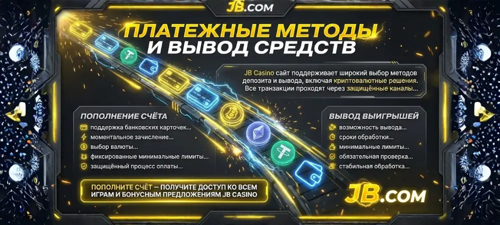 Платежные методы и вывод средств