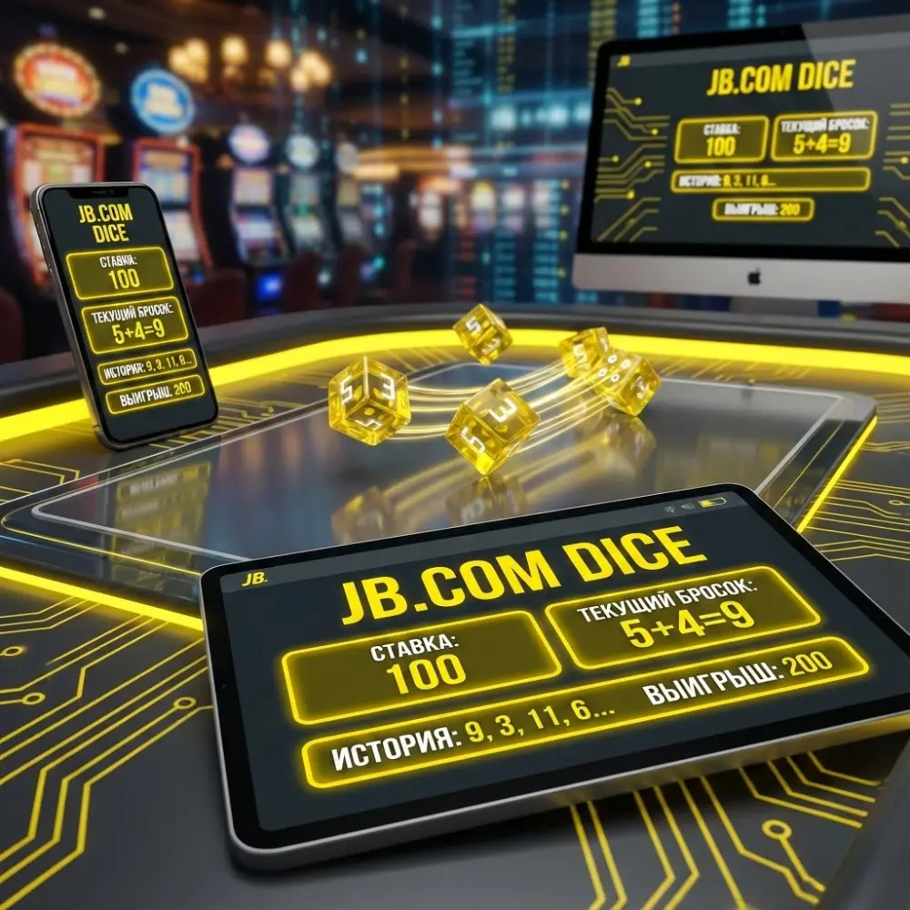 Визуальное оформление и интерфейс JB.COM Dice